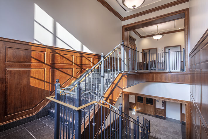 Colgate University Benton Hall Staircase