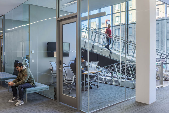 Cornell University Business Education Building Foyer