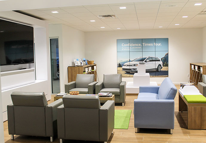 NYE Volkswagen Dealership Waiting Room