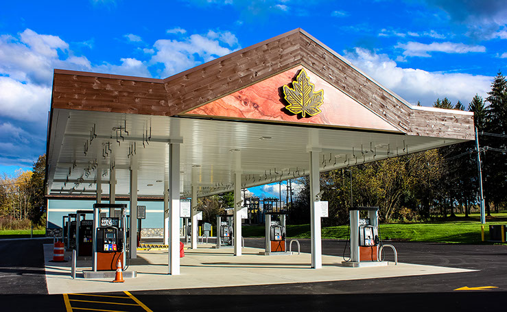 Maple Leaf Market Gas Pumps