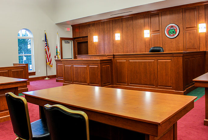 Oneida Indian Nation Justice Center Courtroom