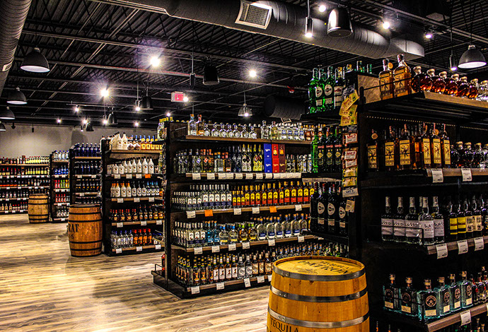 Tin Woodman's Flash Wine and Spirits Aisles