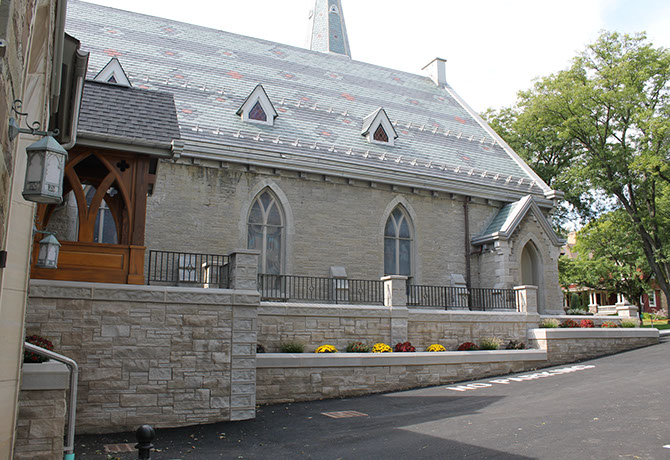 St. James Episcopal Church Phase 2 Exterior Parking View