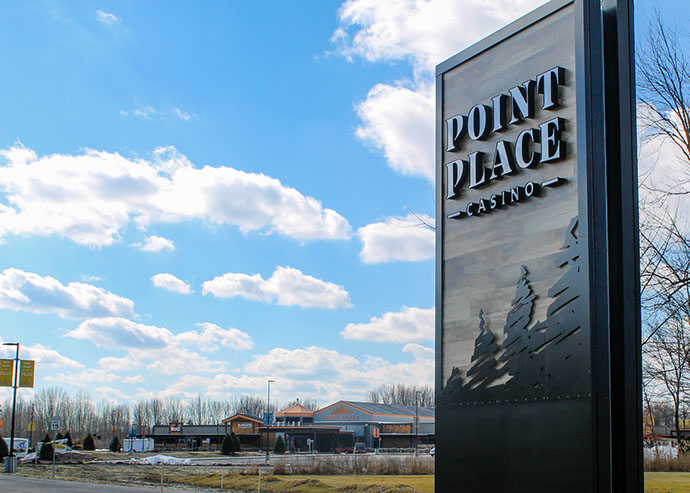 Point Place Casino Sign