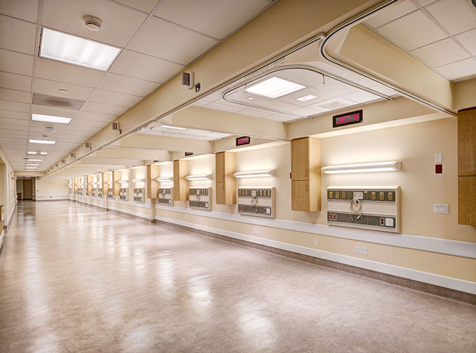 Crouse Health Witting Surgical Center Addition Hallway