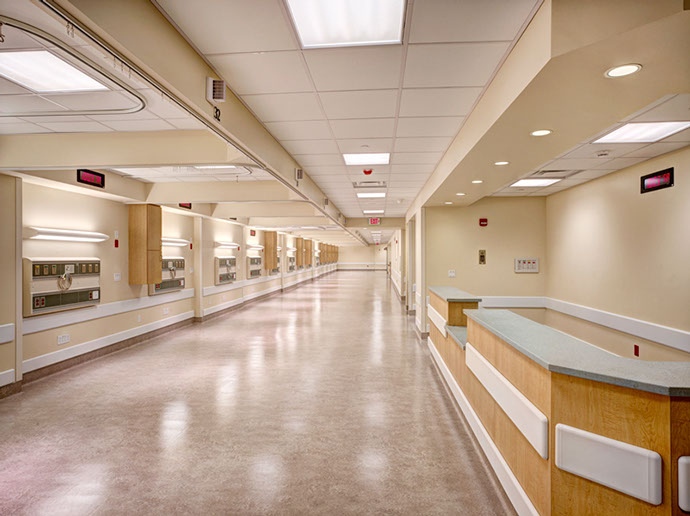 Crouse Health Witting Surgical Center Addition Hallway