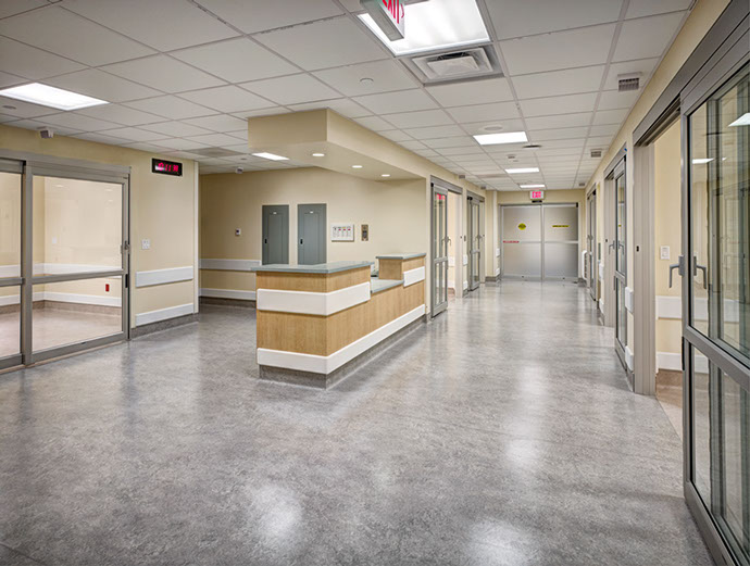 Crouse Health Witting Surgical Center Addition Hallway