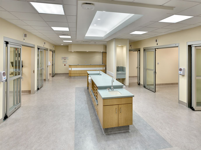 Crouse Health Witting Surgical Center Addition Hallway