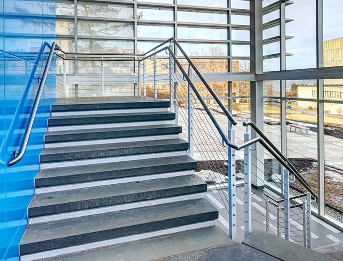 Ithaca College Hill Center Staircase