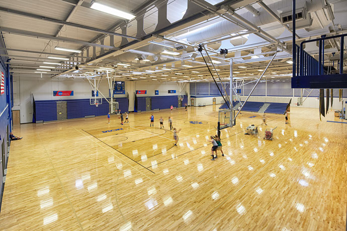 Ithaca College Hill Center Basketball Court