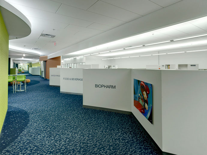 Pall Corporation Hallway