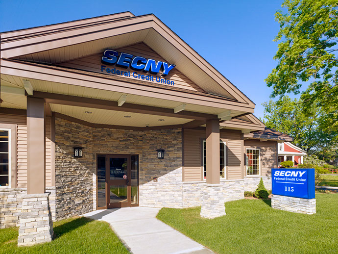 SECNY Federal Credit Union Exterior Entrance