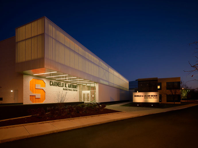 Syracuse University Carmelo K. Anthony Center Exterior