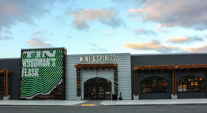 Tin Woodman's Flash Wine and Spirits Exterior Storefront