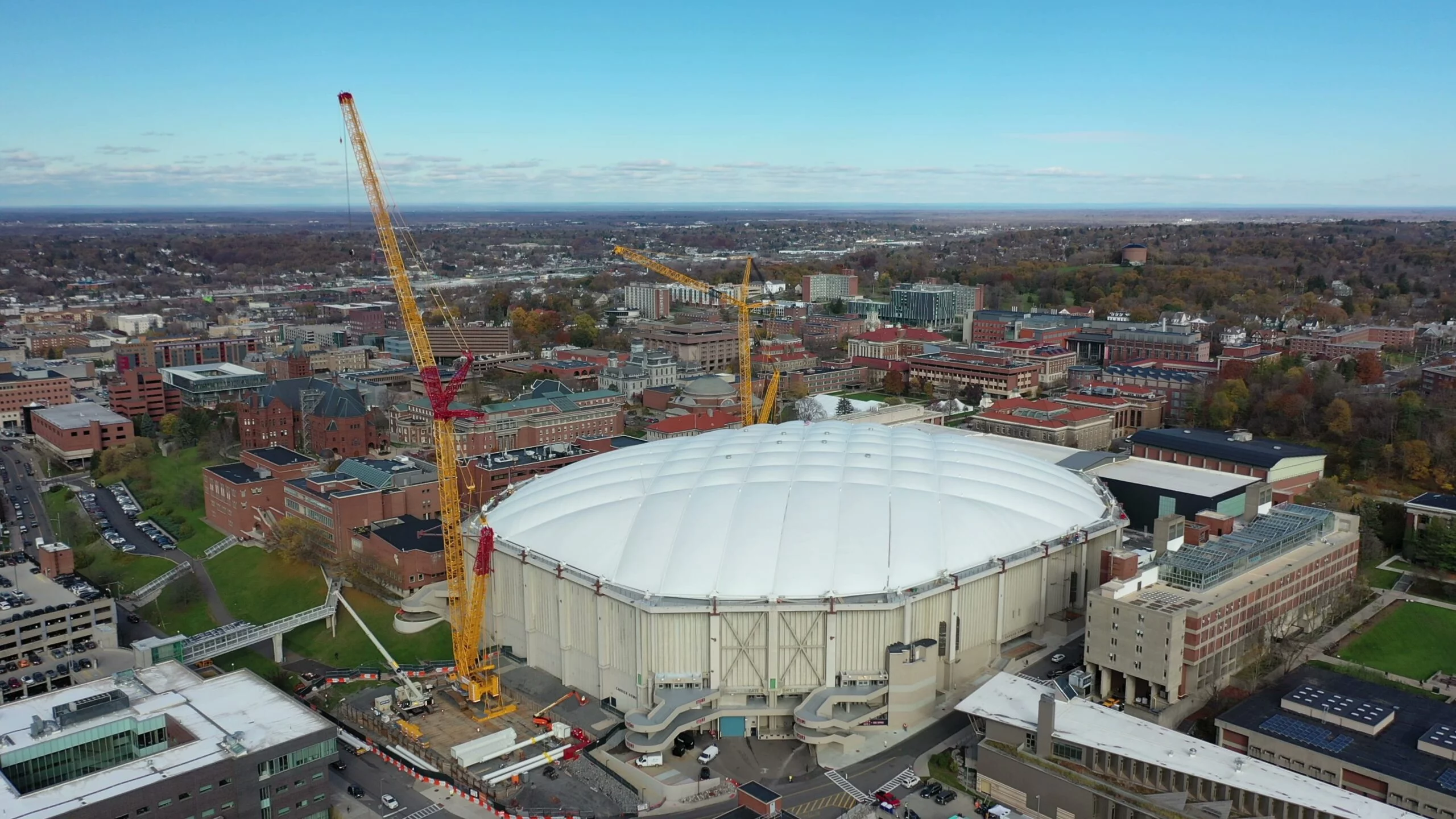 Carrier Dome Roof Deflation