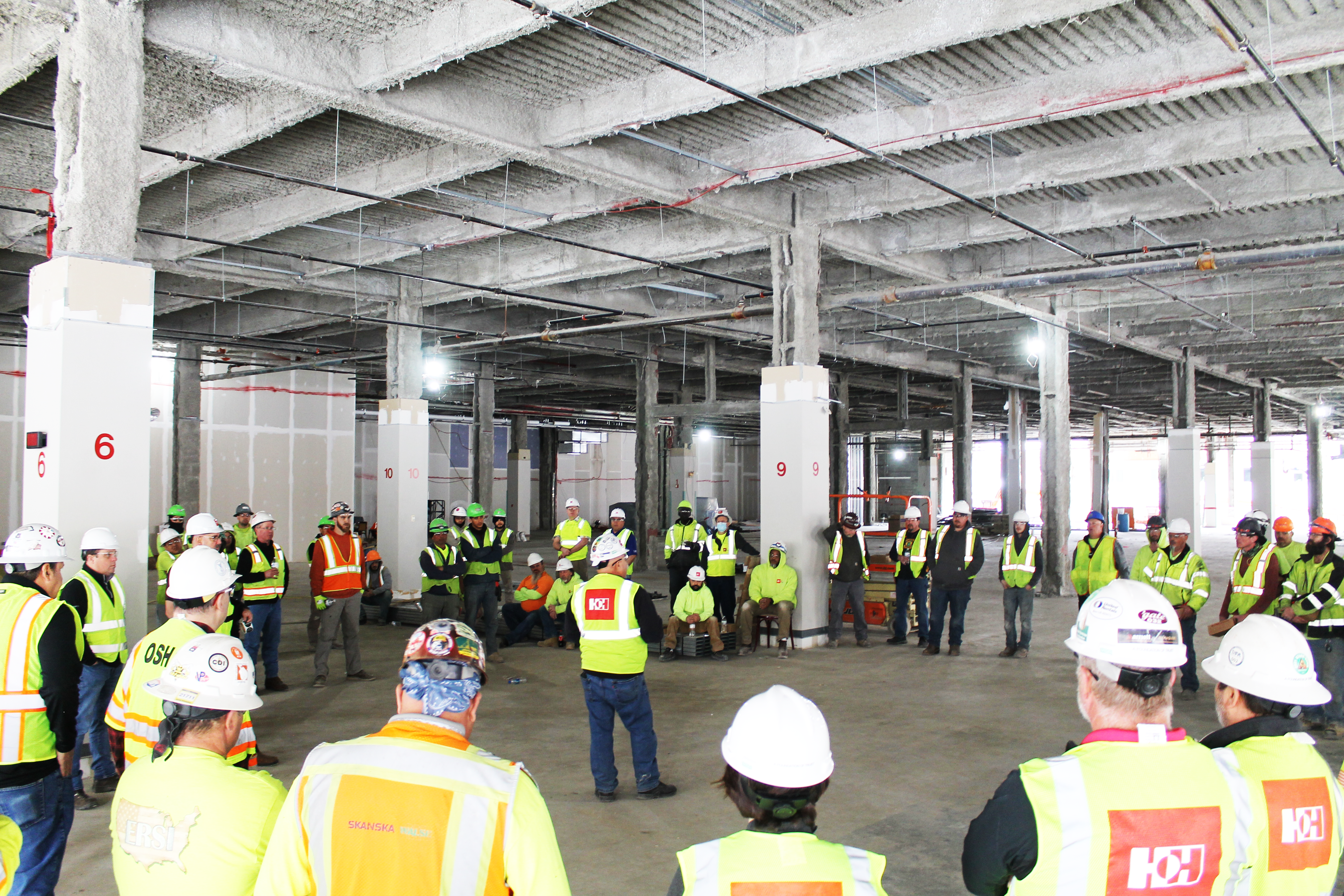 The Hayner Hoyt Corporation and OSHA host a “Safety Stand-Down” at the City Center Construction project